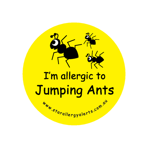 I'm allergic to Jumping Ants - sticker