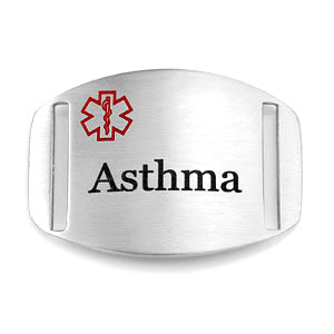 Stainless Steel Engravable Asthma Tag