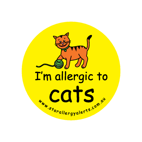 I'm allergic to Cats - badge