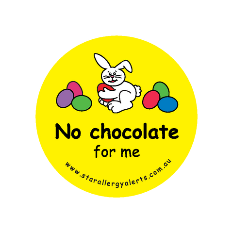 No Chocolate for Me - sticker