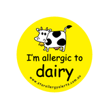 I'm allergic to Dairy - sticker