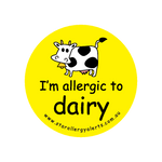 I'm allergic to Dairy - badge