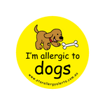 I'm allergic to Dogs - badge