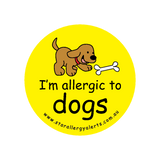 I'm allergic to Dogs - badge