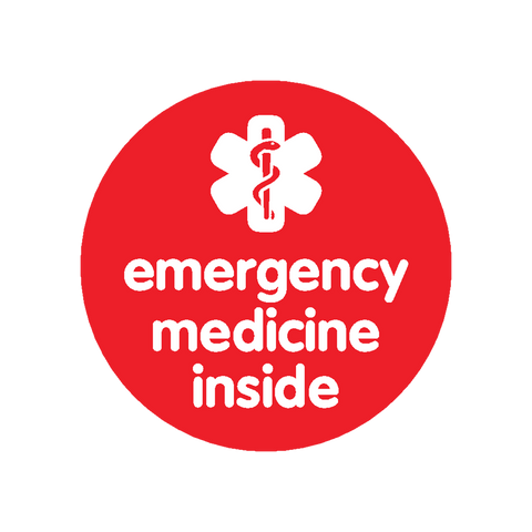 Emergency Medicine Inside - sticker