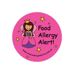 Food Allergy Alert Fairy Princess - badge