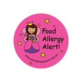 Food Allergy Alert Fairy Princess - badge