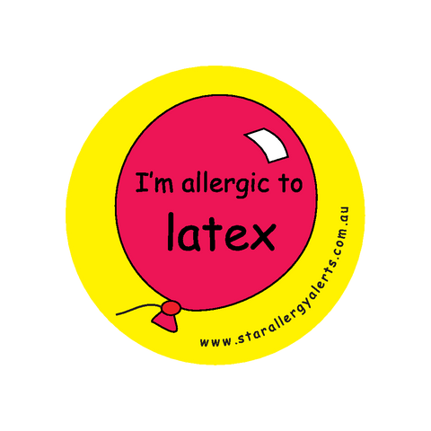 I'm allergic to Latex - badge