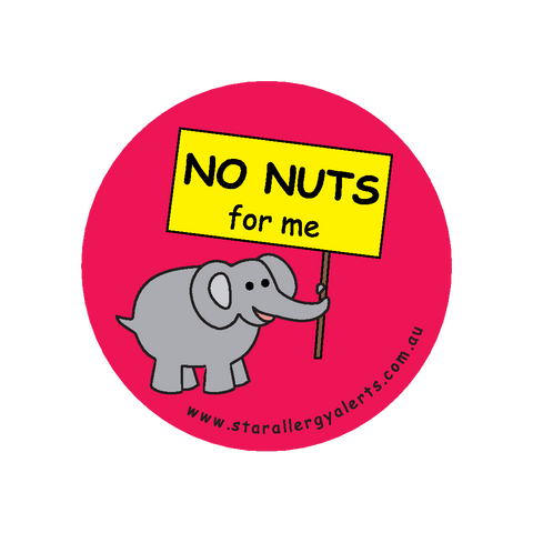 No Nuts for me - badge