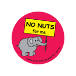 No Nuts for me - sticker