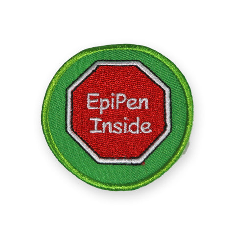 Epipen Inside sew-on Badge