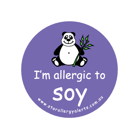 I'm allergic to Soy - badge