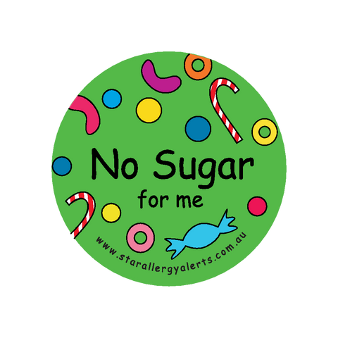 No Sugar for Me - badge