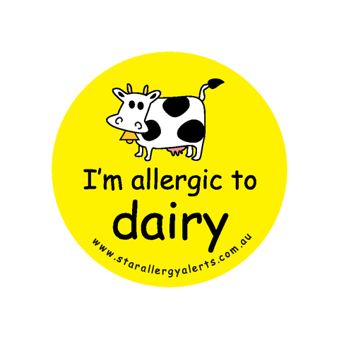 I'm allergic to Dairy - sticker