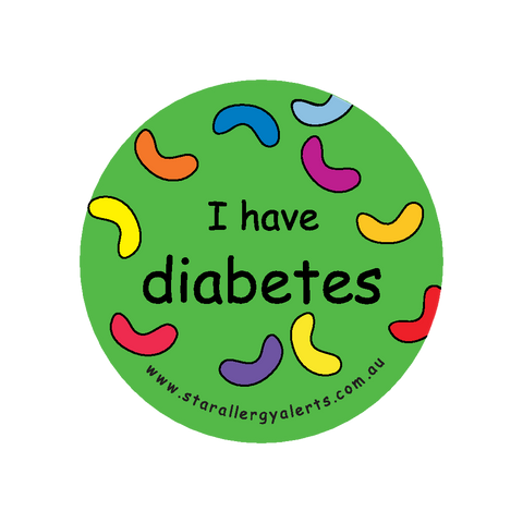 I have diabetes - badge