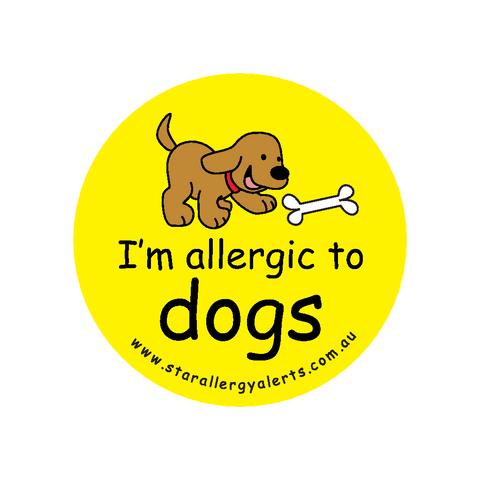 I'm allergic to Dogs - badge