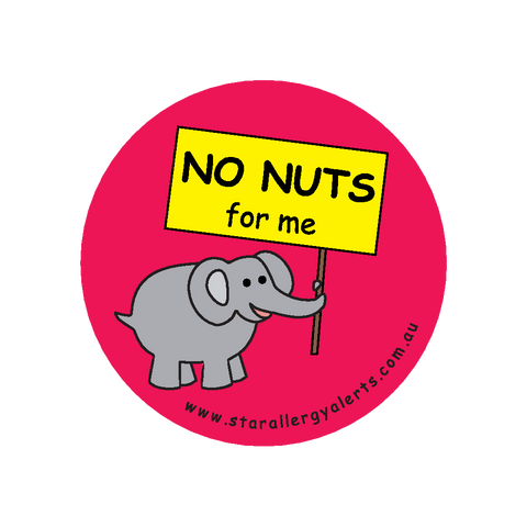 No Nuts for me - sticker