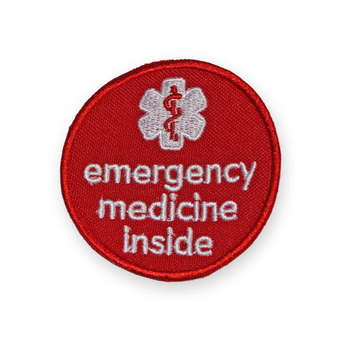 Emergency Medicine Inside sew-on badge